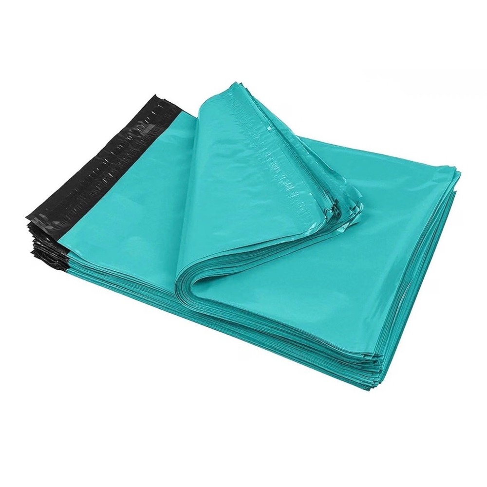 6x9 Poly Mailers – 15 Pack Self-Sealing Teal‎